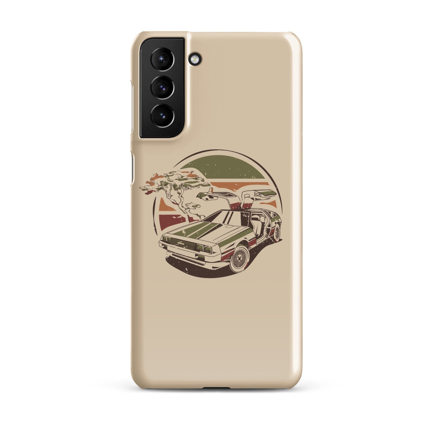 Stylized DeLorean Samsung Phone Case