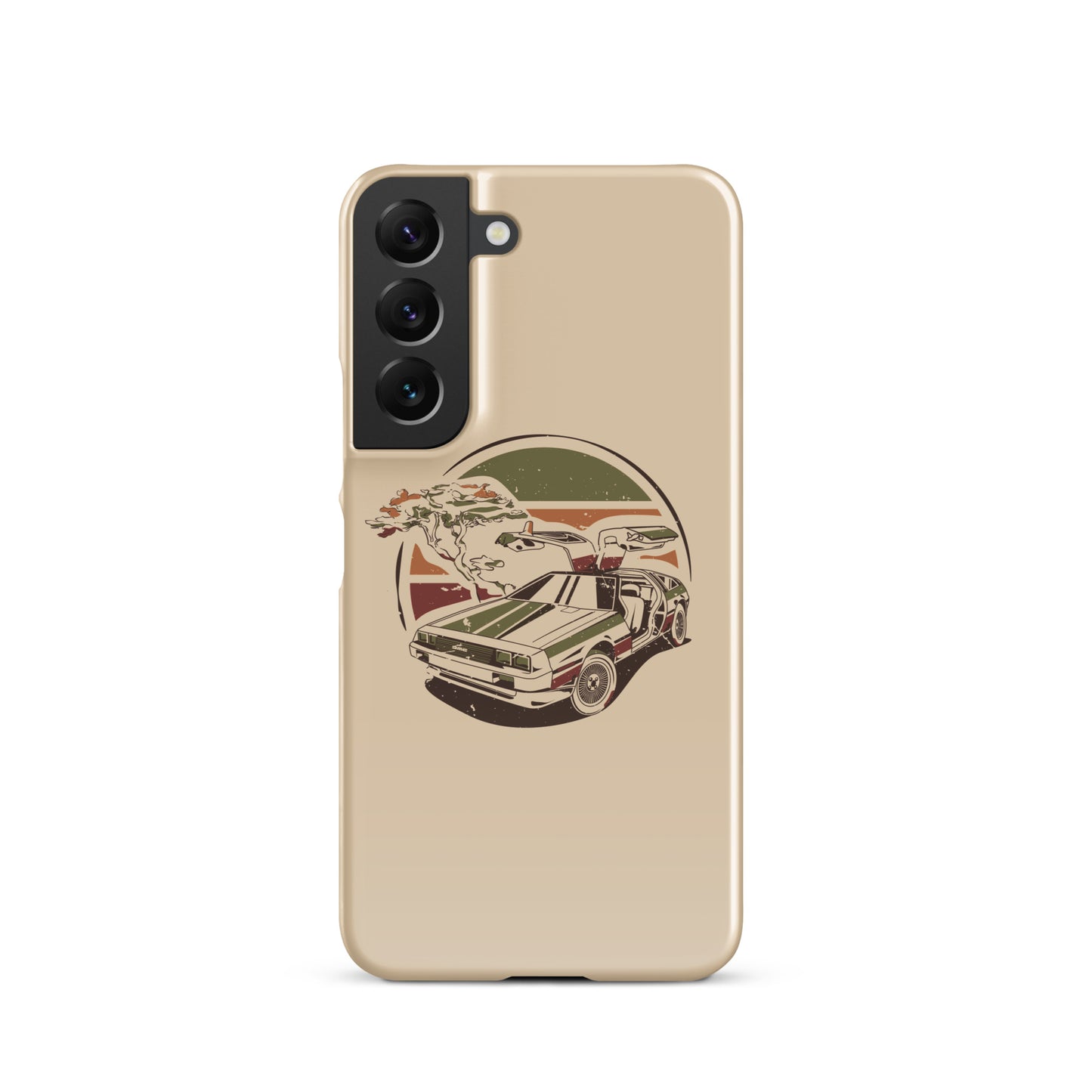 Stylized DeLorean Samsung Phone Case
