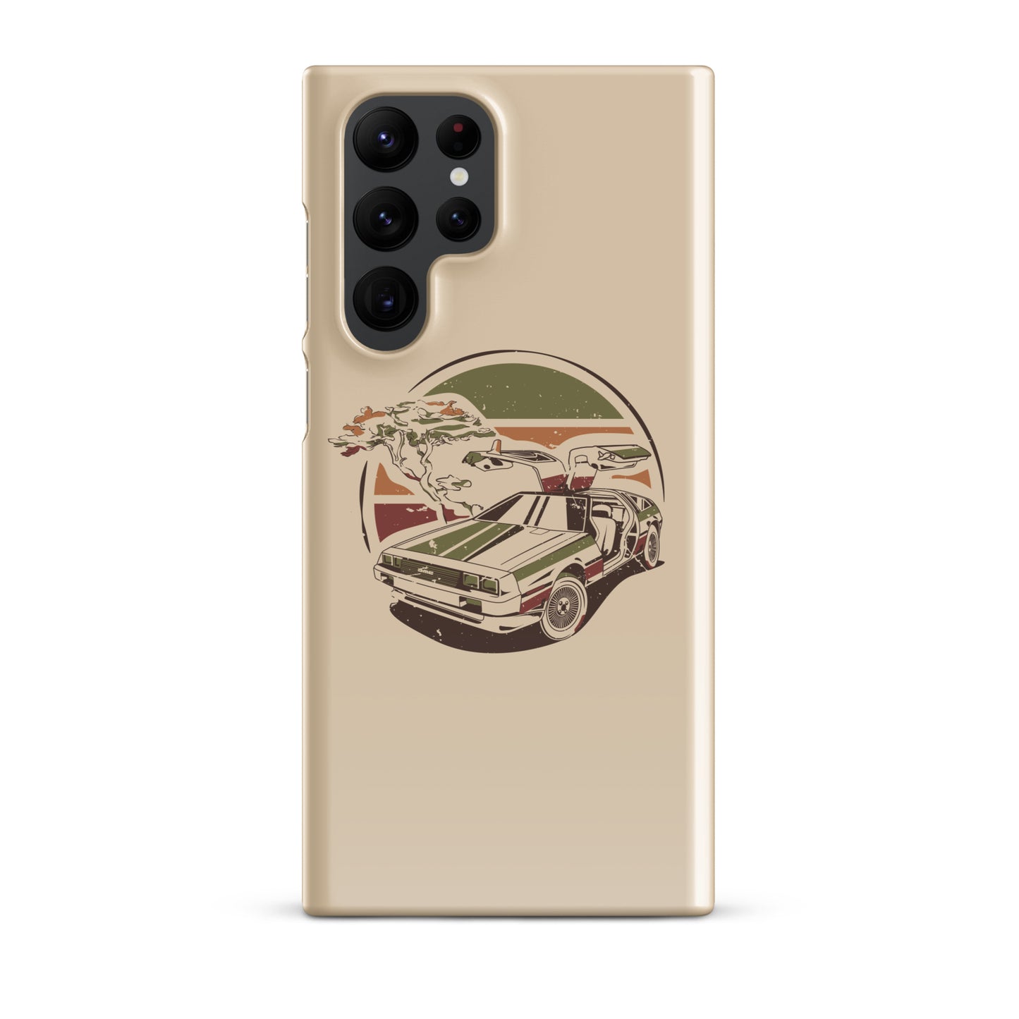 Stylized DeLorean Samsung Phone Case