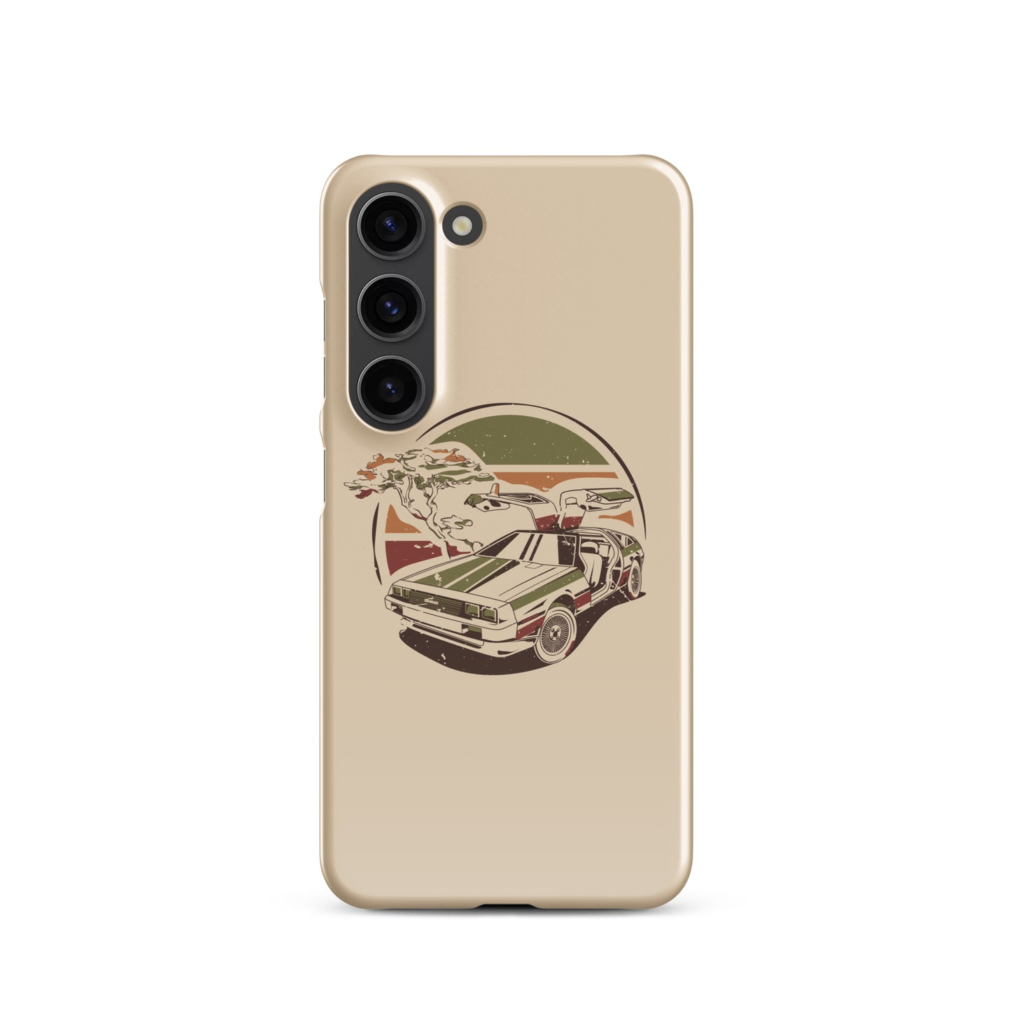 Stylized DeLorean Samsung Phone Case