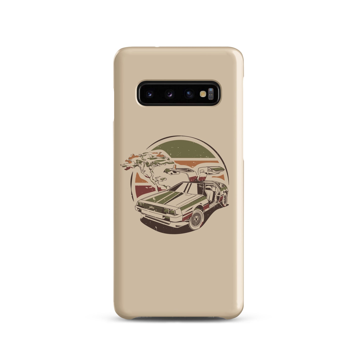 Stylized DeLorean Samsung Phone Case