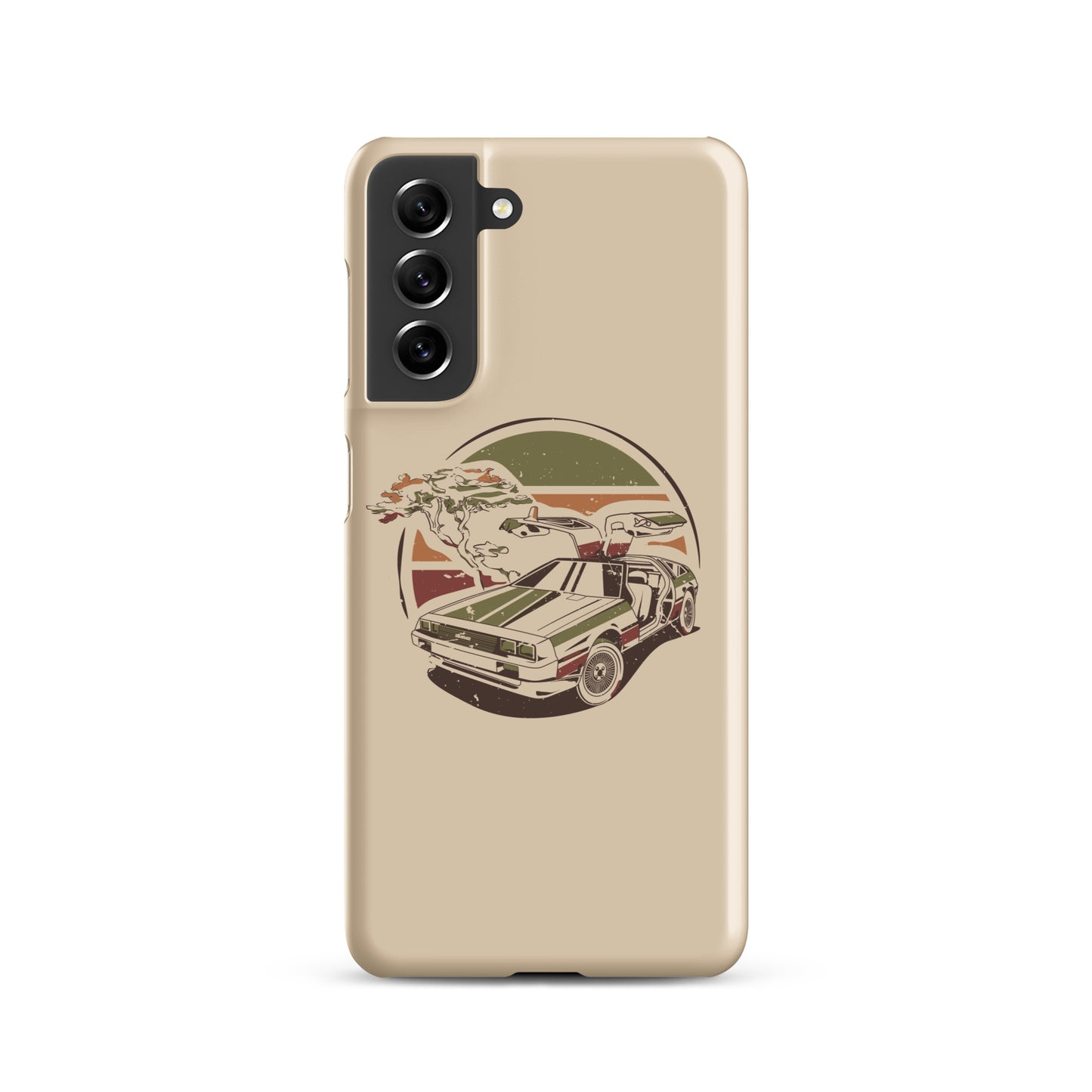 Stylized DeLorean Samsung Phone Case