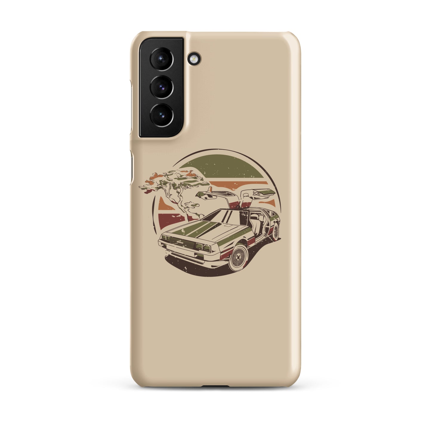Stylized DeLorean Samsung Phone Case