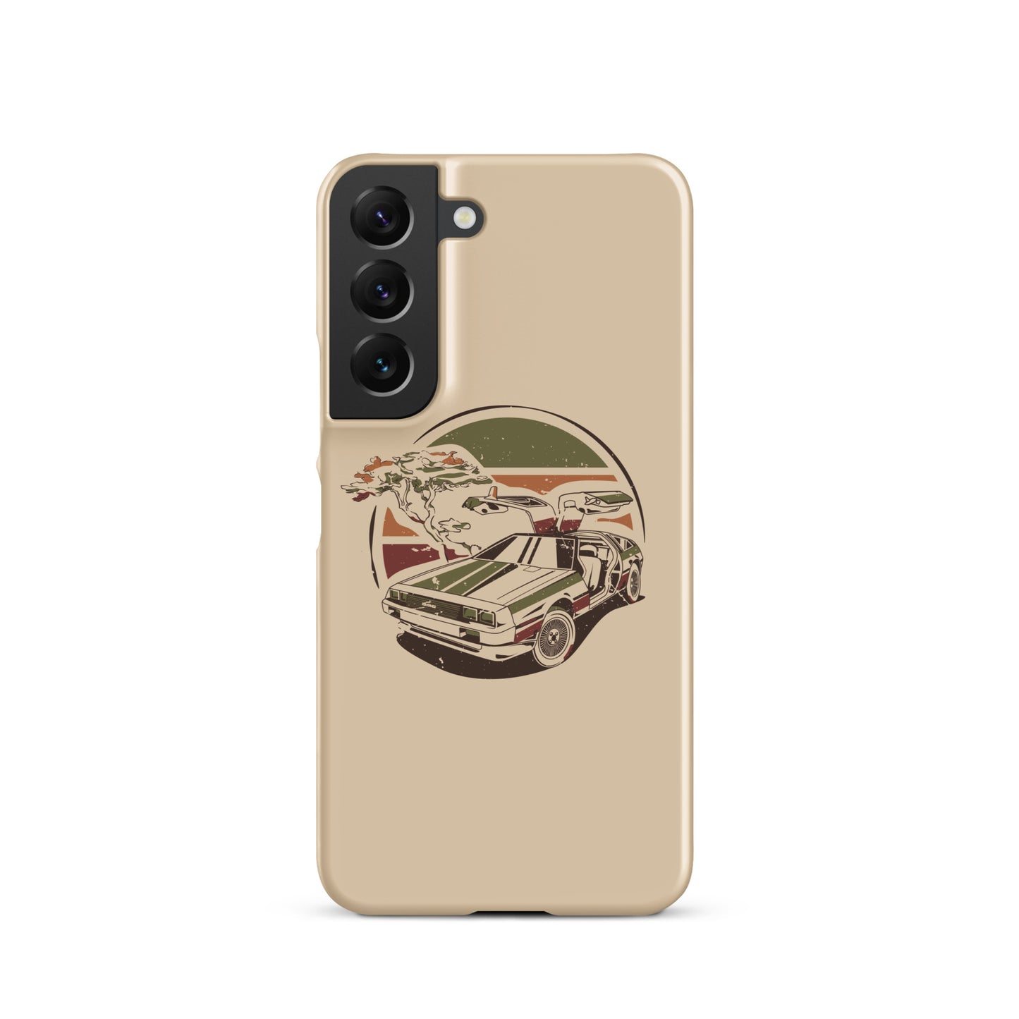 Stylized DeLorean Samsung Phone Case