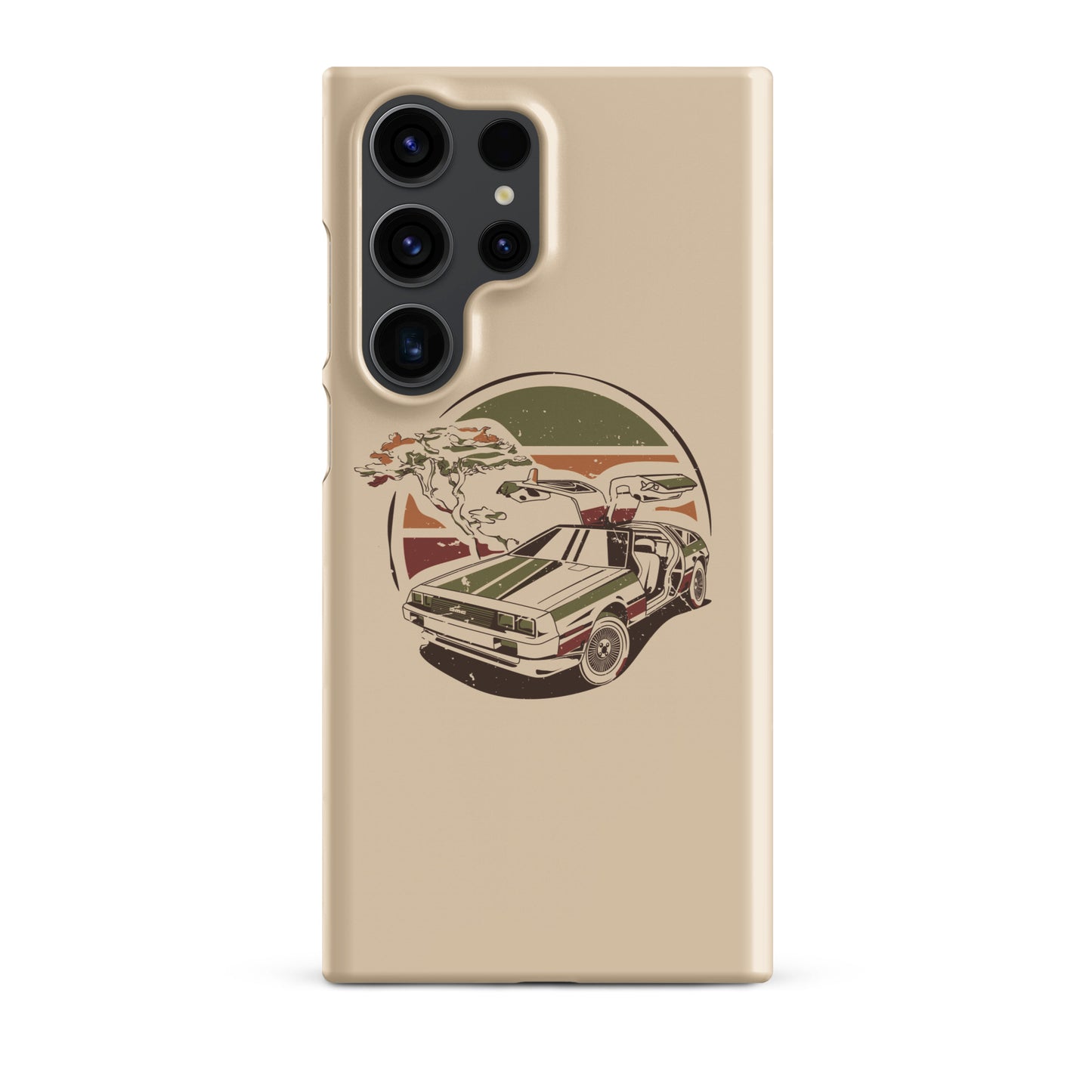 Stylized DeLorean Samsung Phone Case