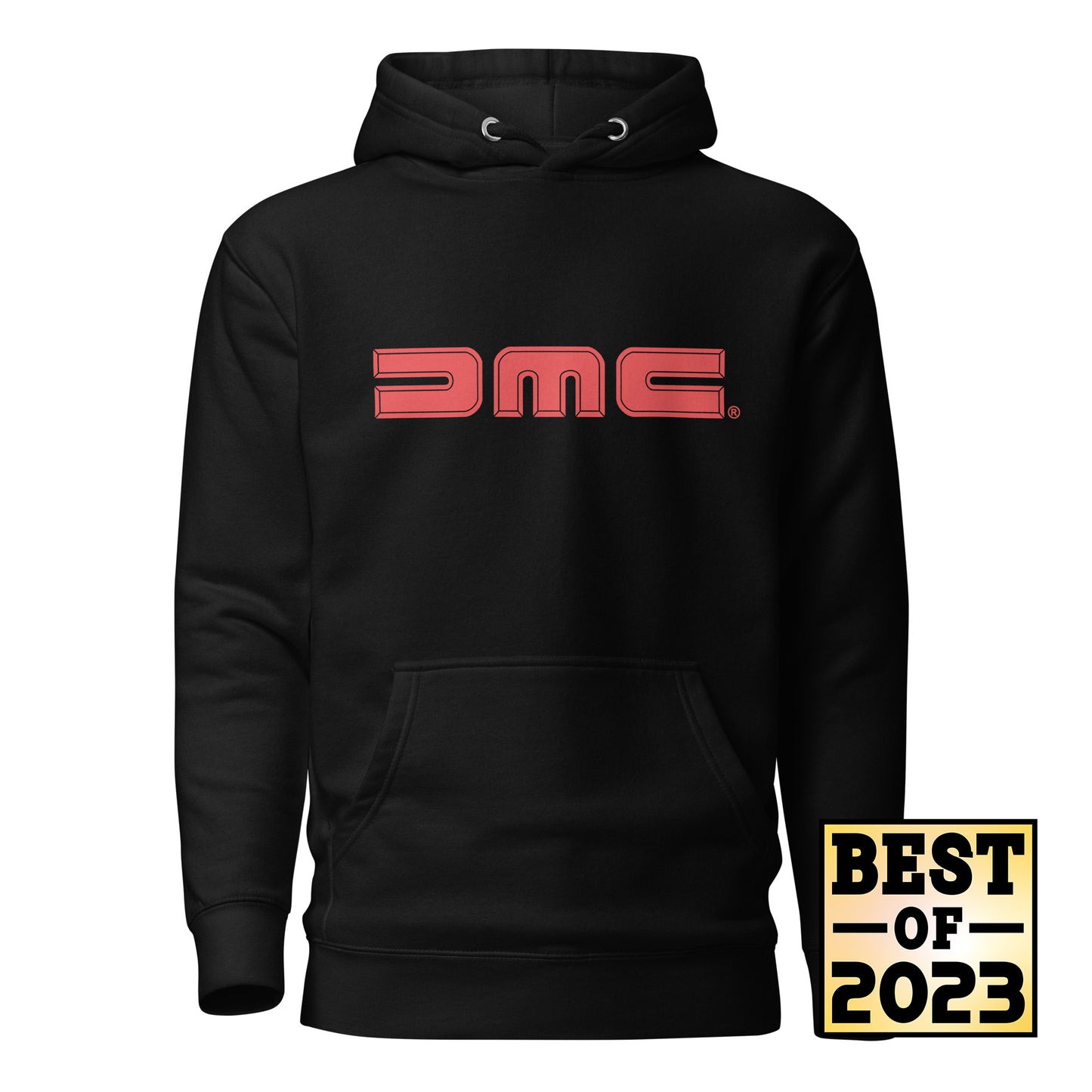 February Red and Black DMC Logo Unisex Hoodie