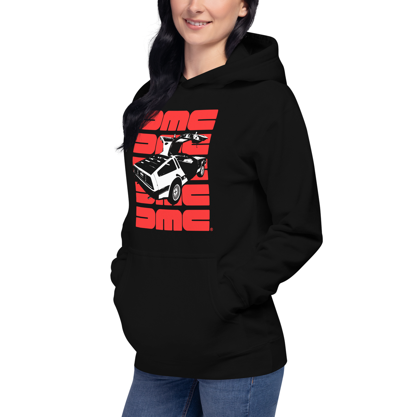 Black, White, and Red All Over (Blackout Edition) Hoodie