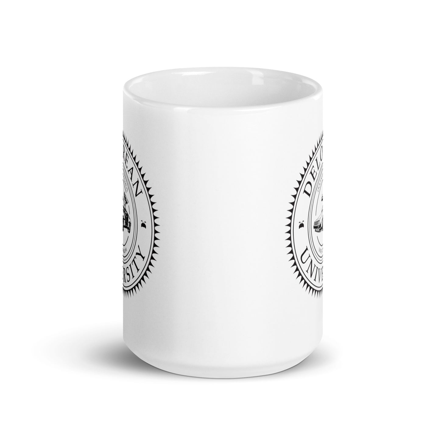 DeLorean University Mug
