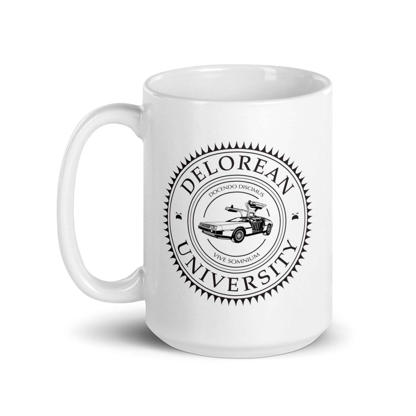DeLorean University Mug