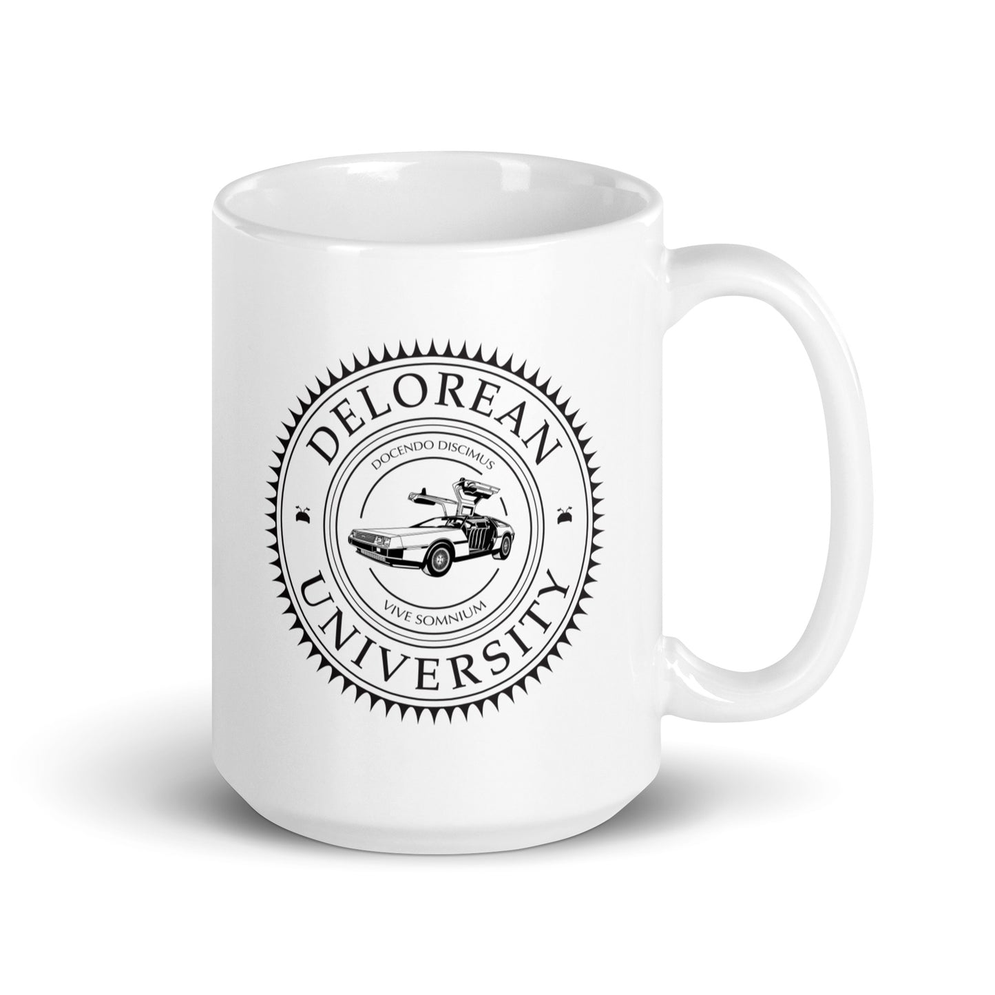 DeLorean University Mug