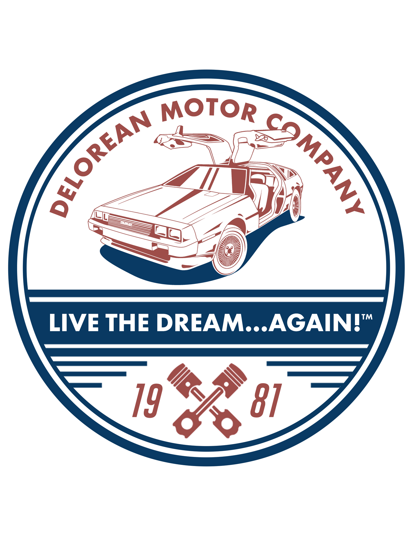 Customizable Early '81 (Gas Flap Hood) DeLorean Owner T-Shirt