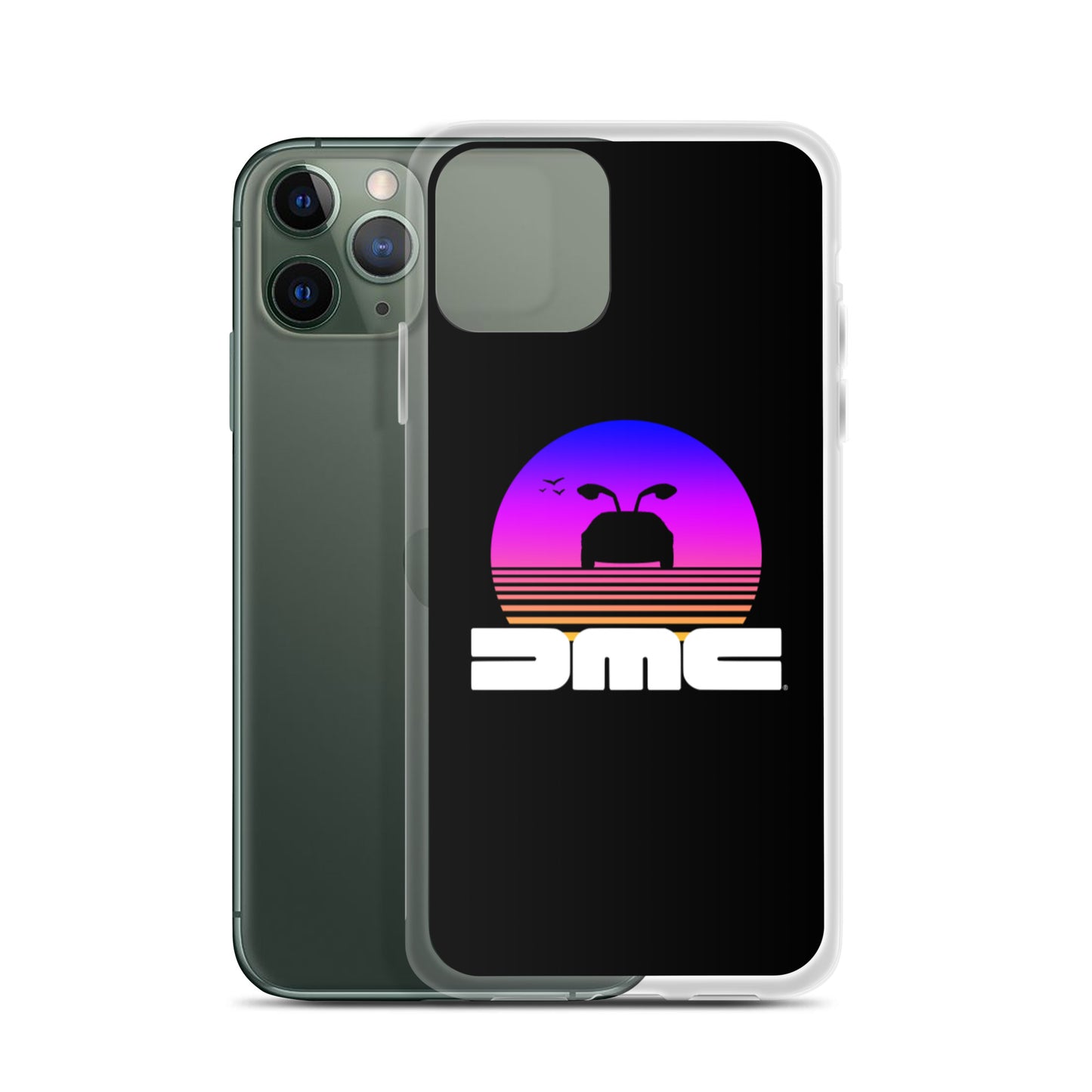 DeLorean Sunset iPhone Case