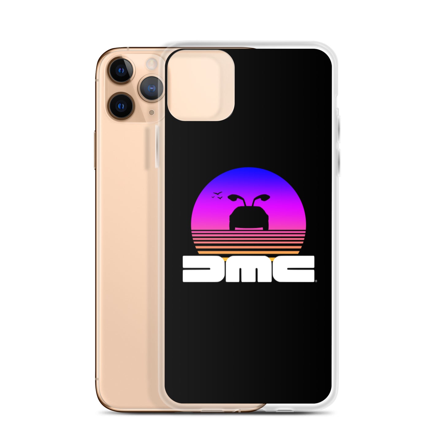 DeLorean Sunset iPhone Case