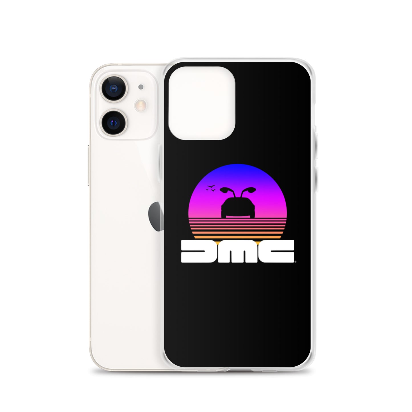 DeLorean Sunset iPhone Case