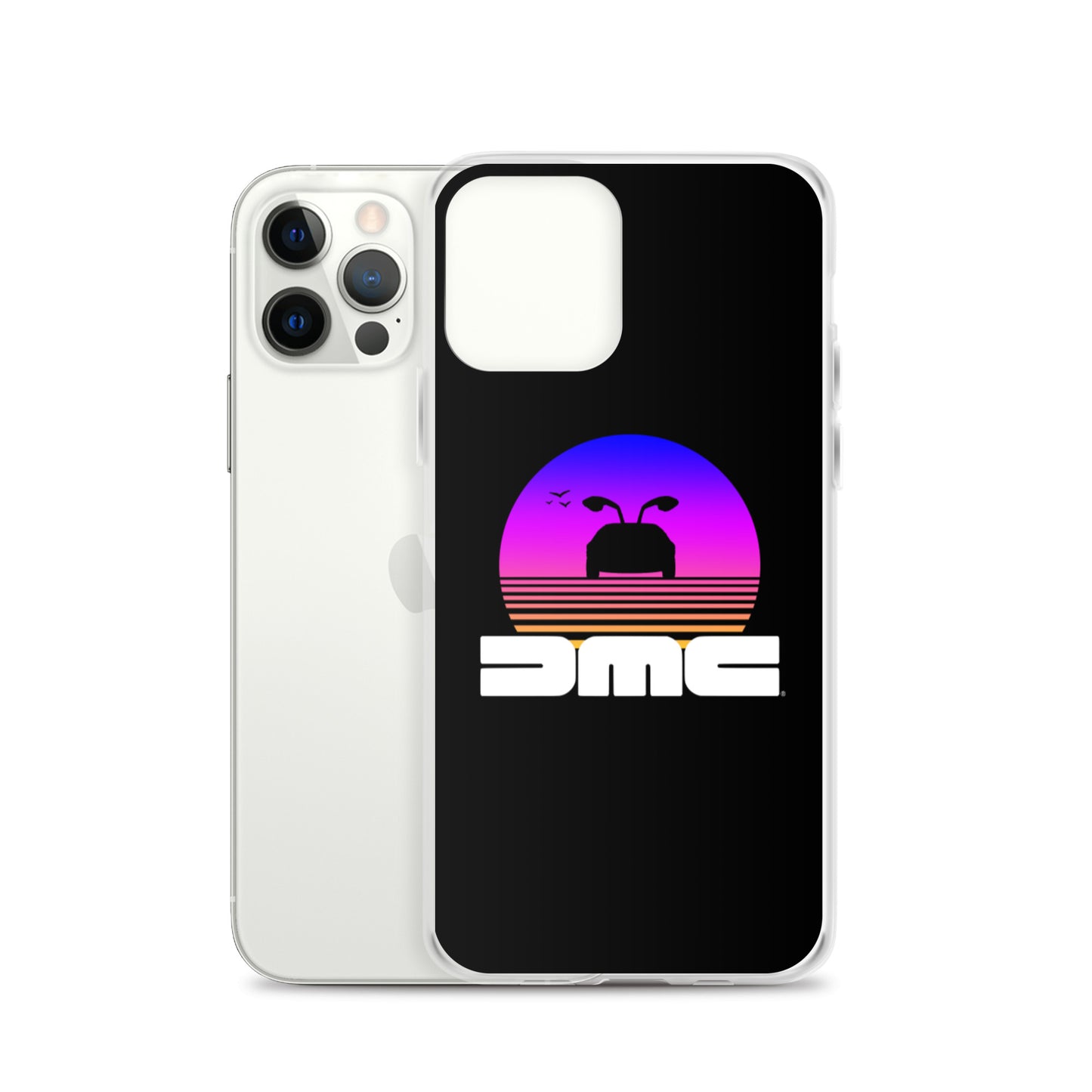 DeLorean Sunset iPhone Case