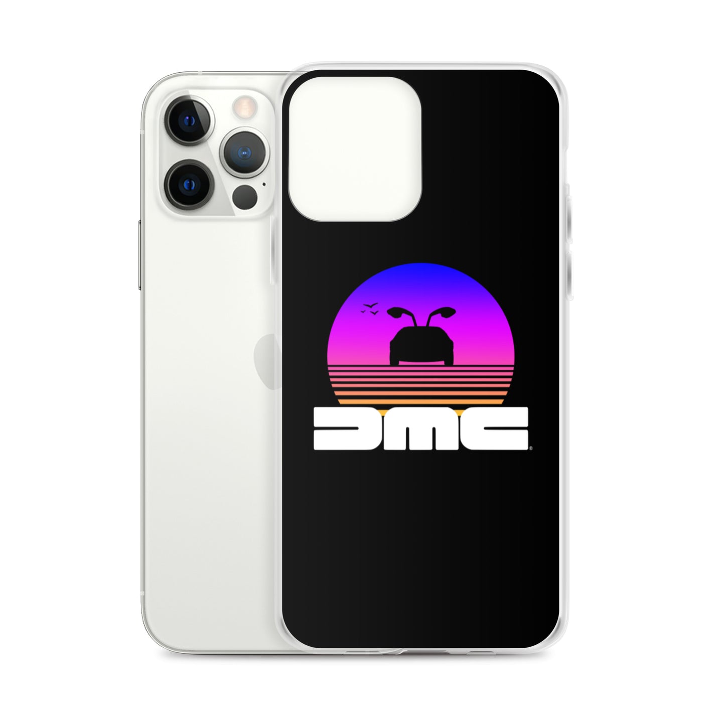 DeLorean Sunset iPhone Case