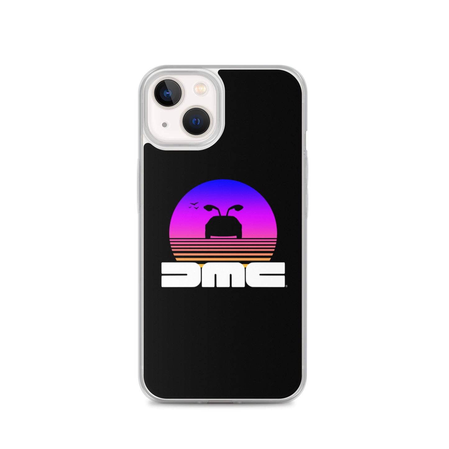 DeLorean Sunset iPhone Case