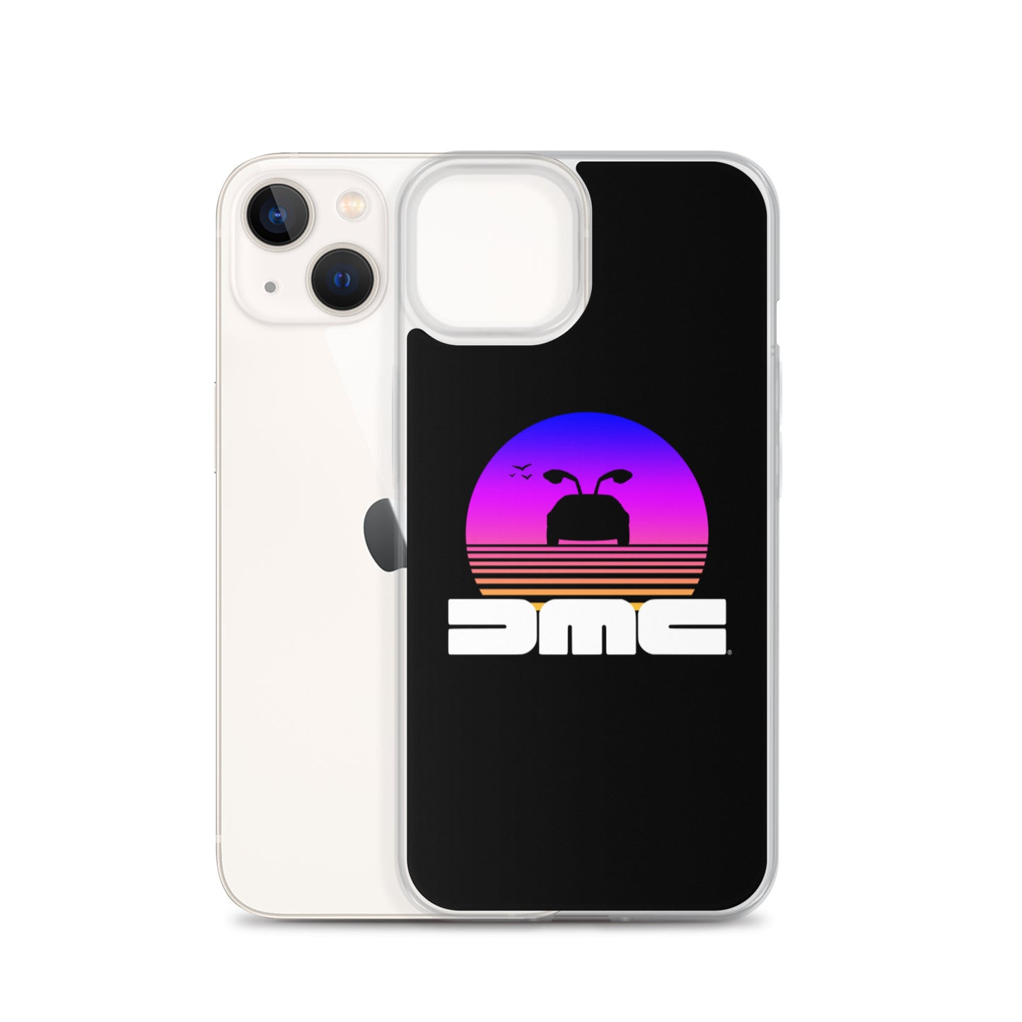 DeLorean Sunset iPhone Case