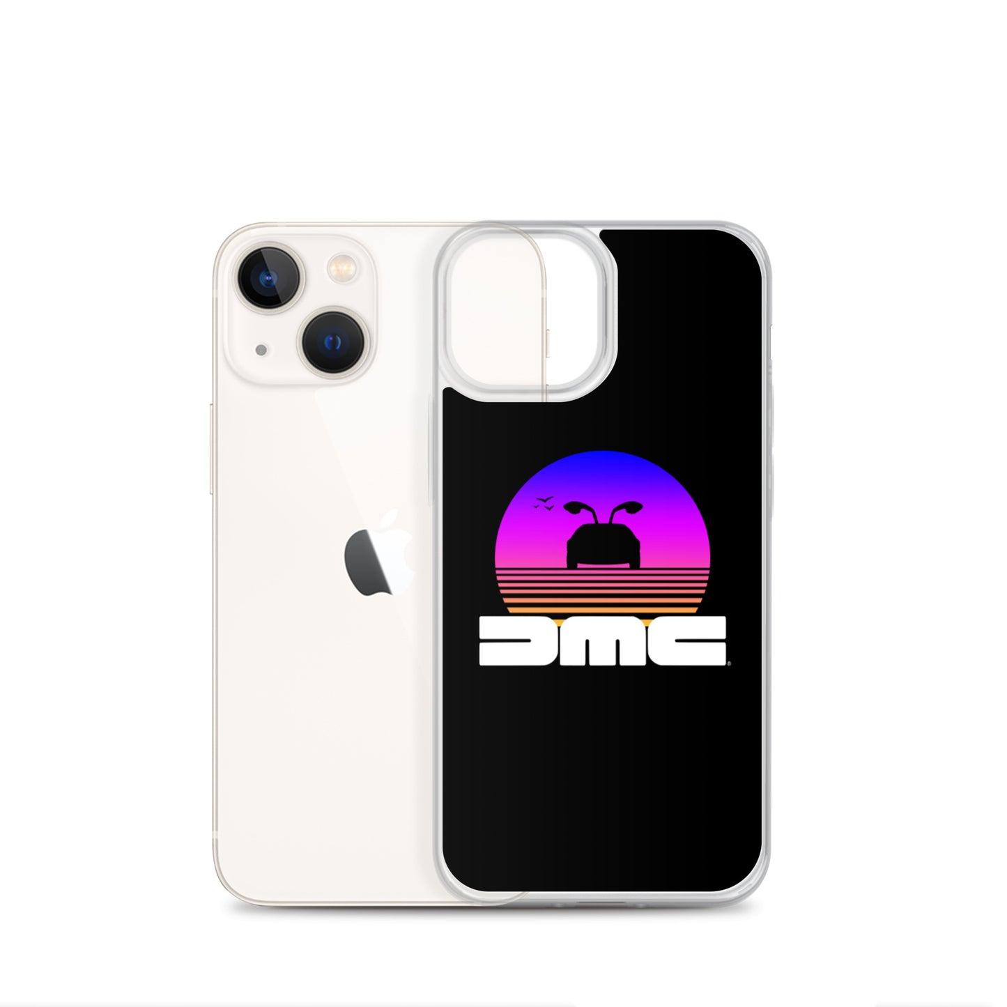 DeLorean Sunset iPhone Case