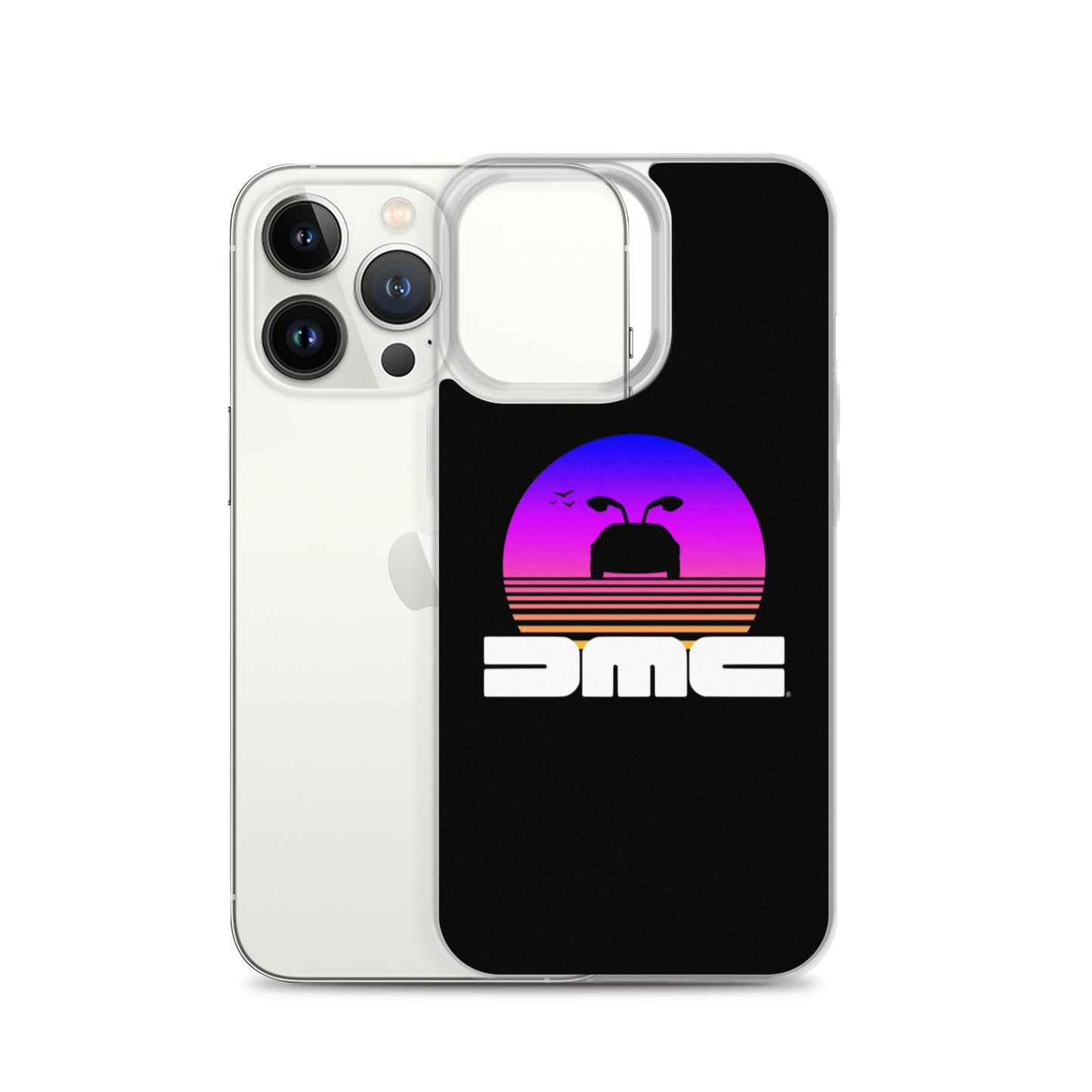 DeLorean Sunset iPhone Case
