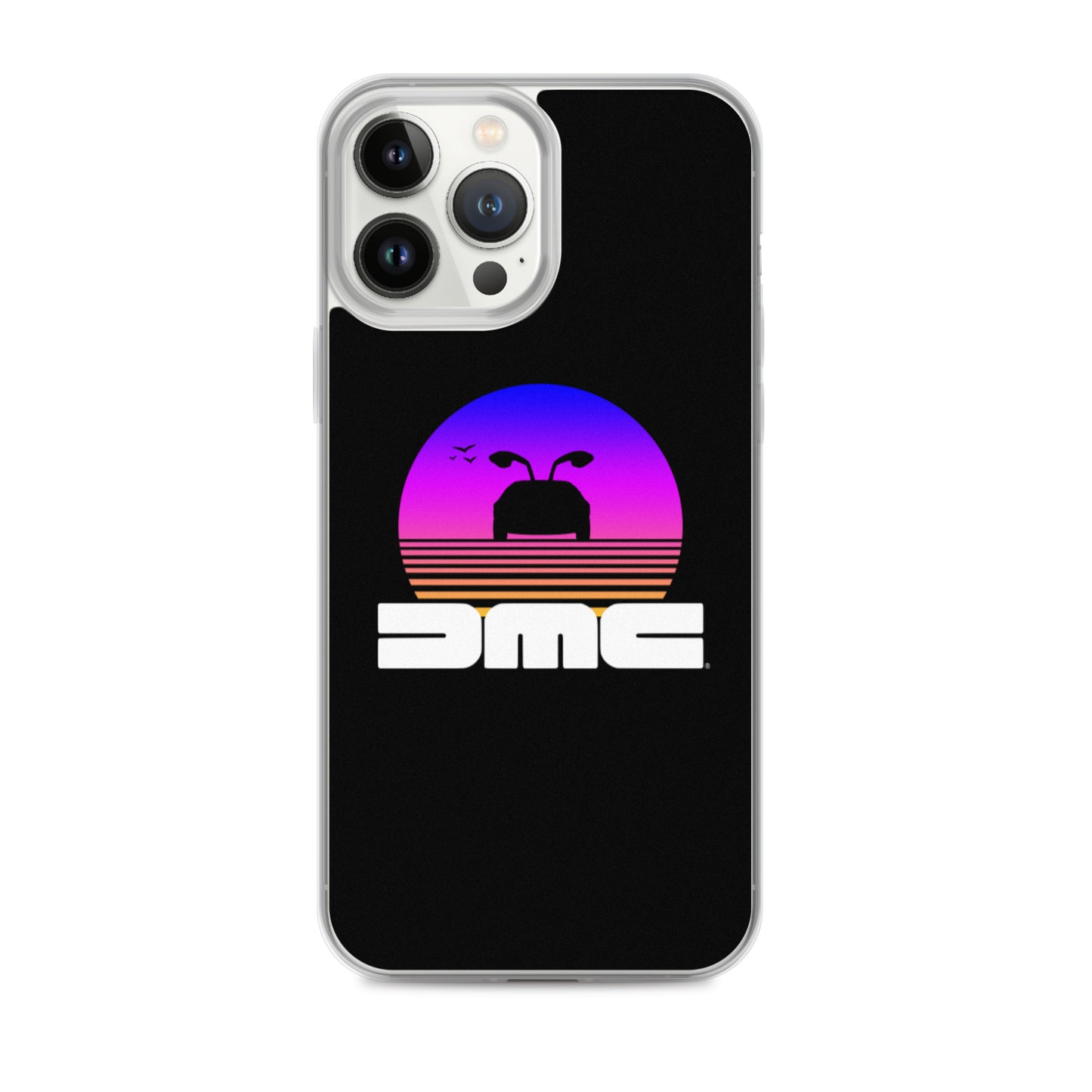 DeLorean Sunset iPhone Case