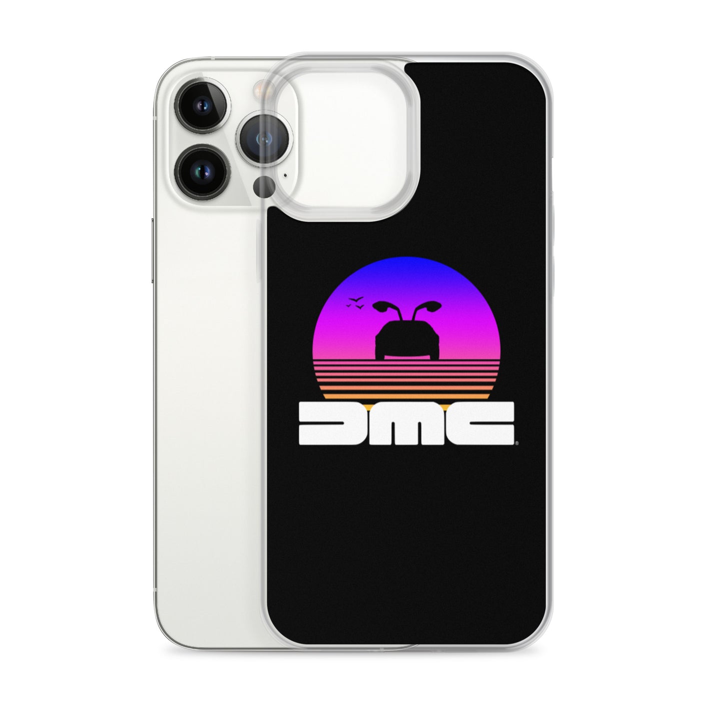 DeLorean Sunset iPhone Case