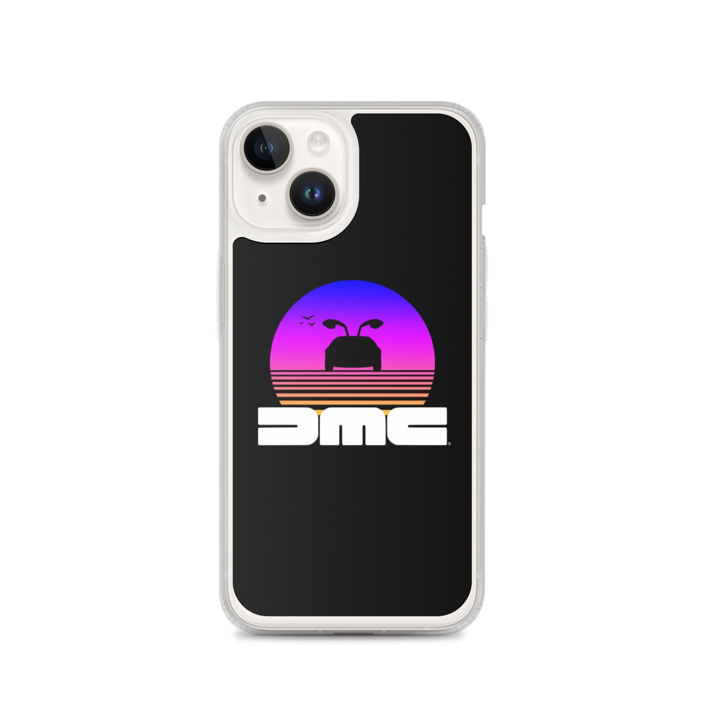 DeLorean Sunset iPhone Case