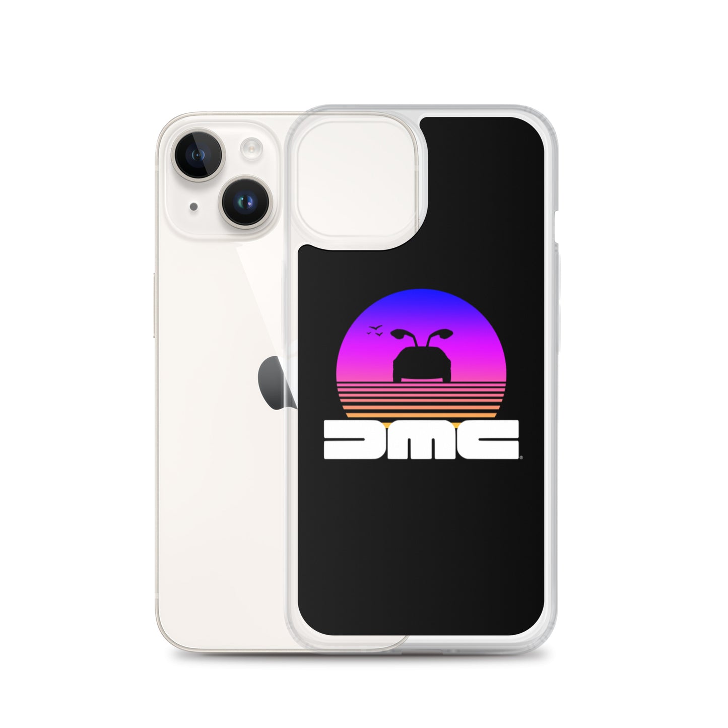 DeLorean Sunset iPhone Case