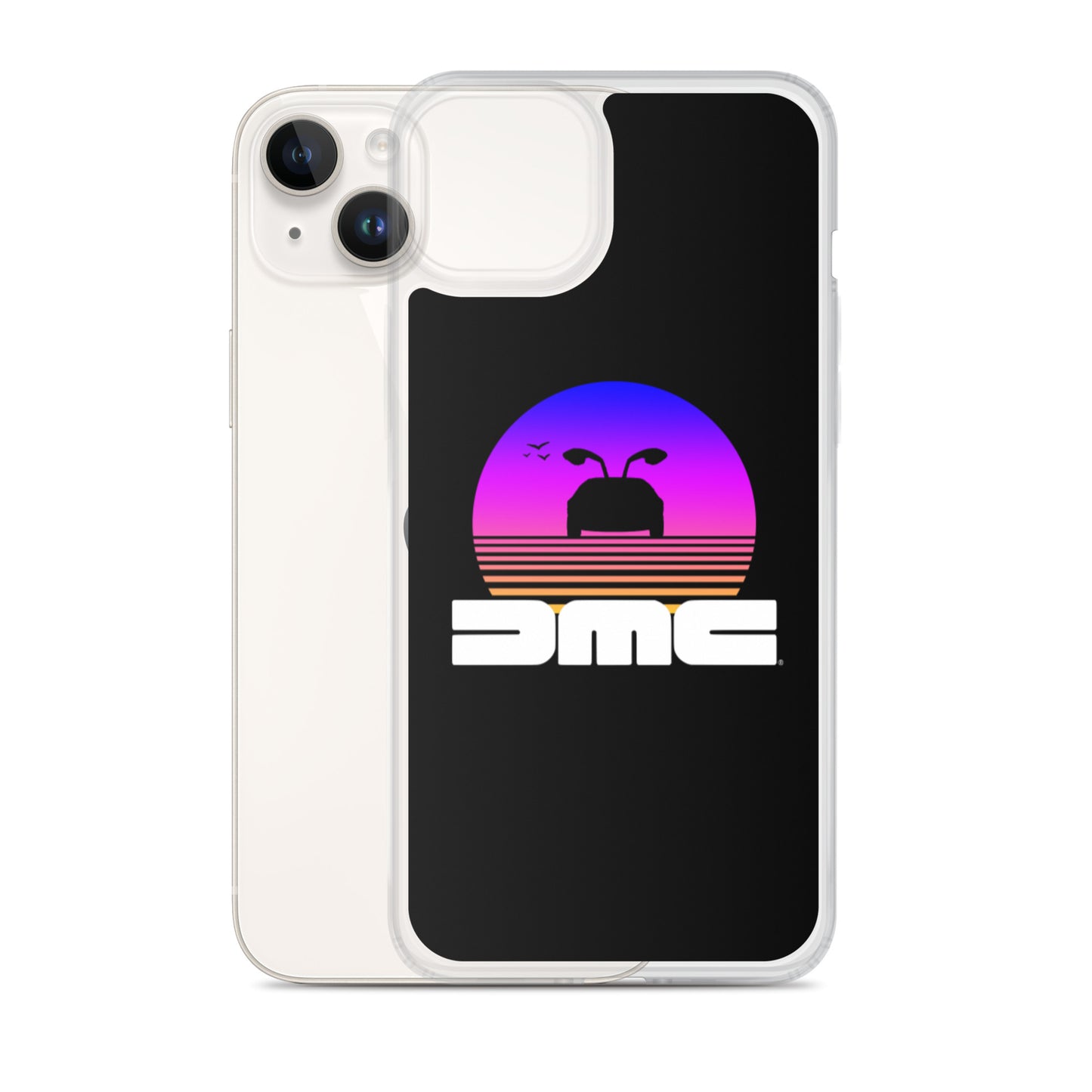 DeLorean Sunset iPhone Case