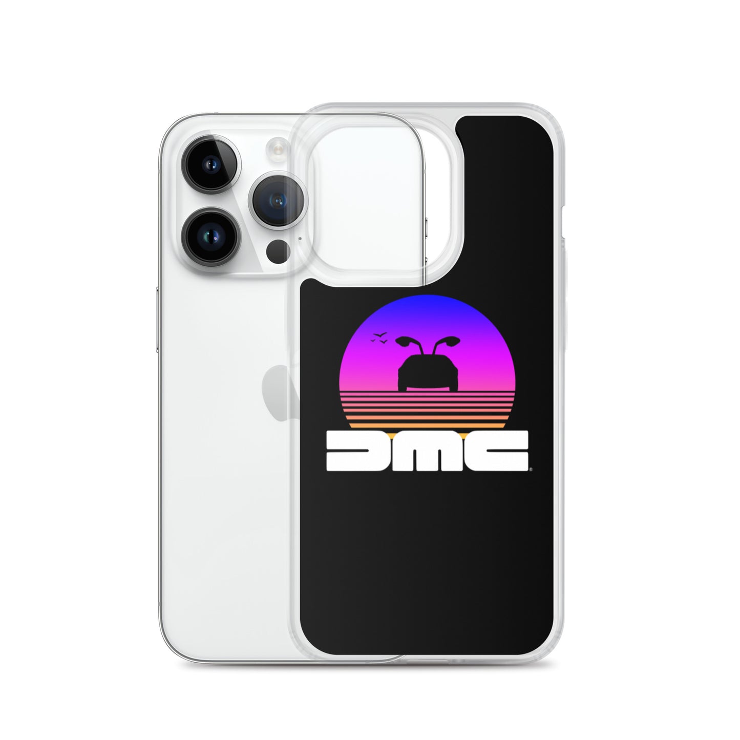 DeLorean Sunset iPhone Case