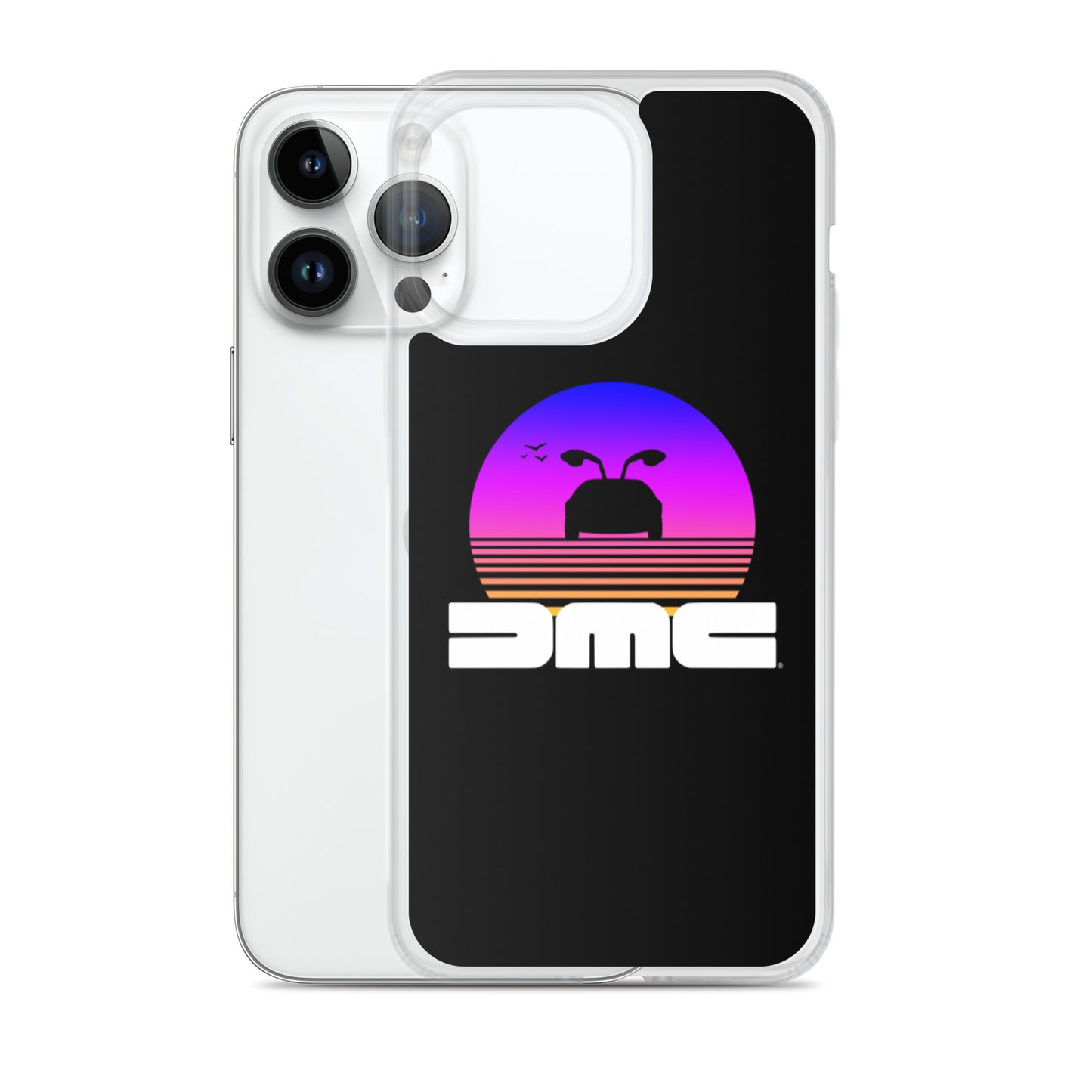 DeLorean Sunset iPhone Case