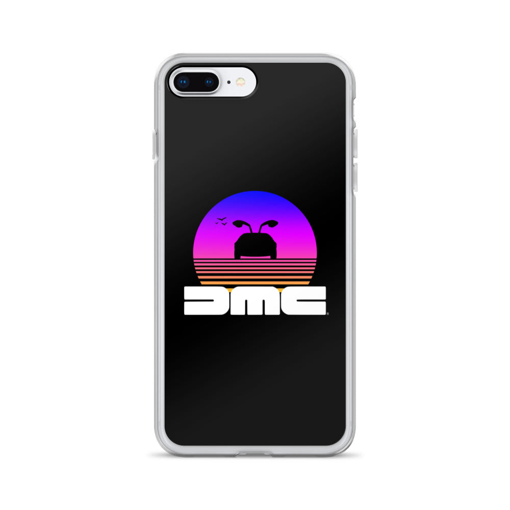 DeLorean Sunset iPhone Case