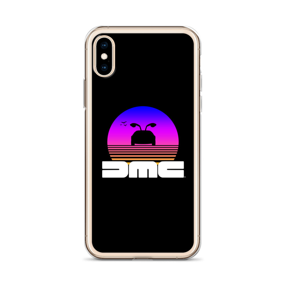 DeLorean Sunset iPhone Case