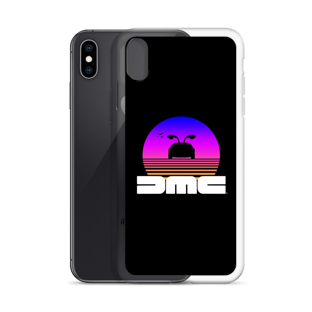DeLorean Sunset iPhone Case