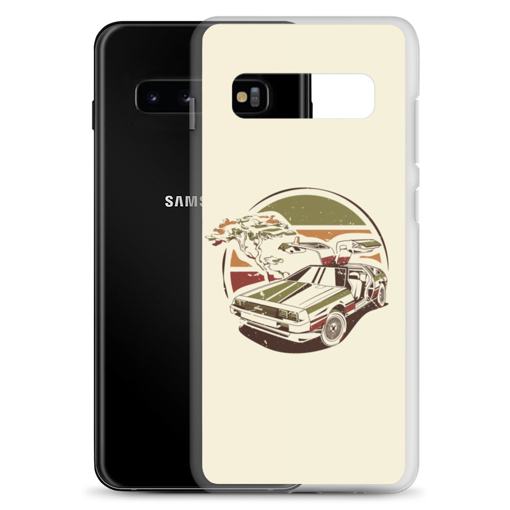 Stylized DeLorean Samsung Phone Case