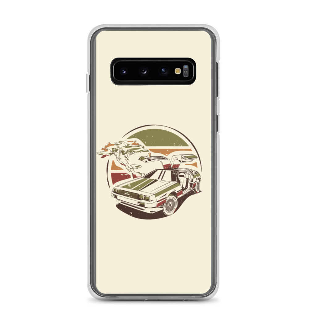 Stylized DeLorean Samsung Phone Case