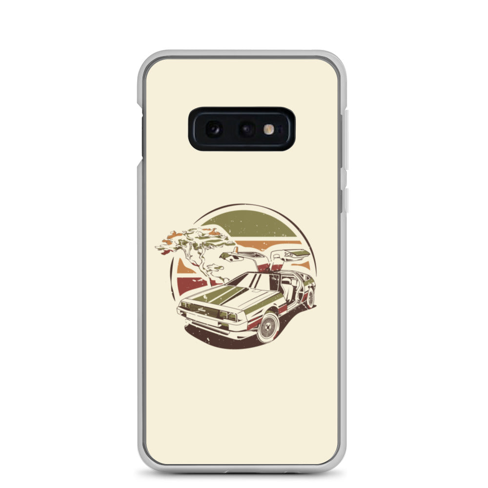 Stylized DeLorean Samsung Phone Case
