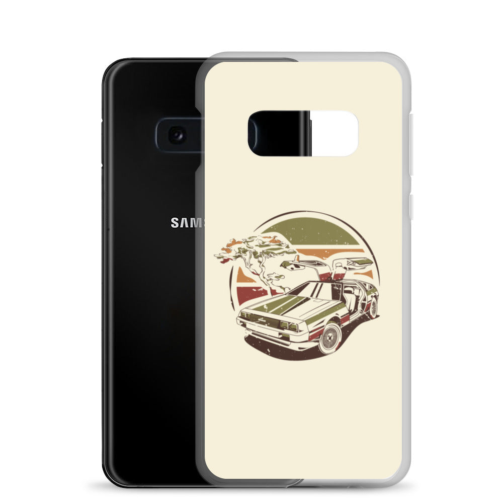 Stylized DeLorean Samsung Phone Case