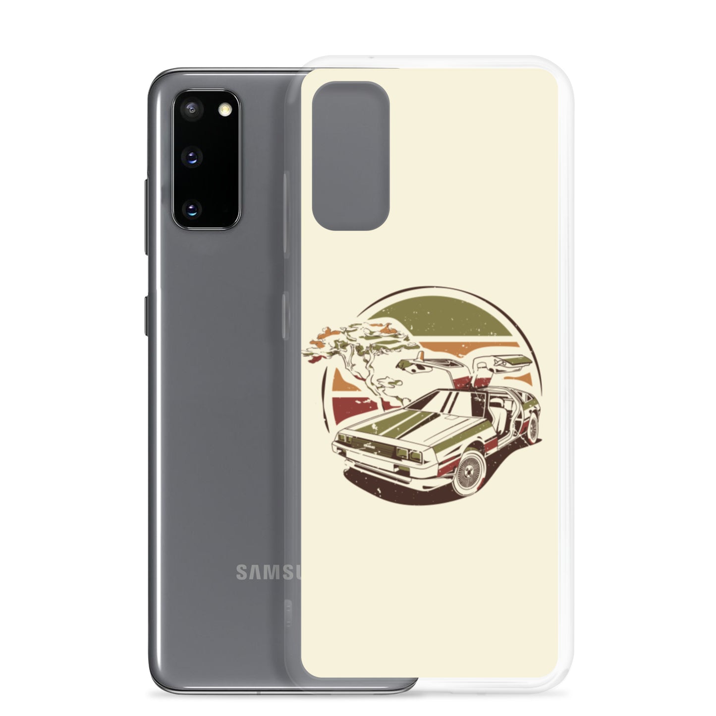 Stylized DeLorean Samsung Phone Case