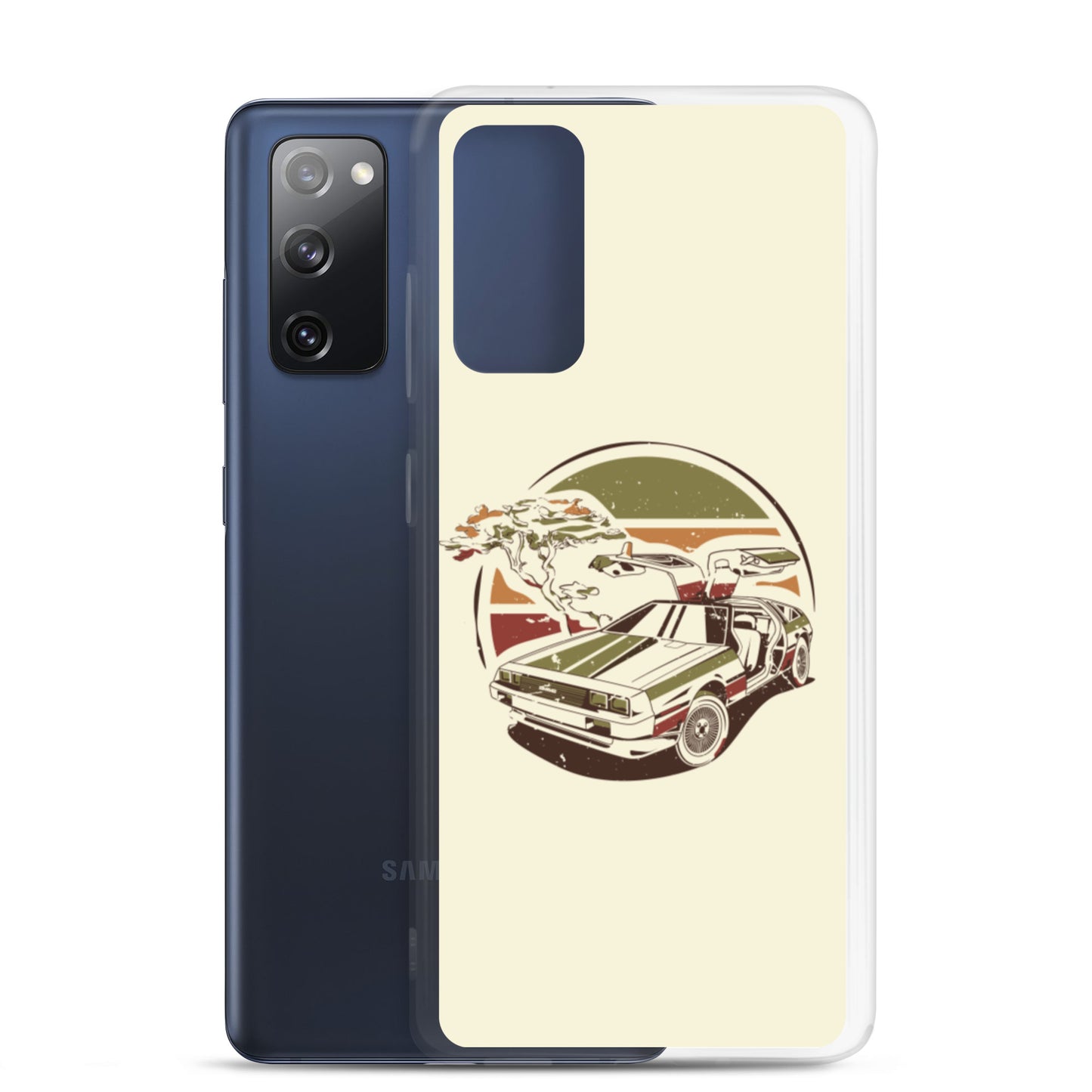 Stylized DeLorean Samsung Phone Case