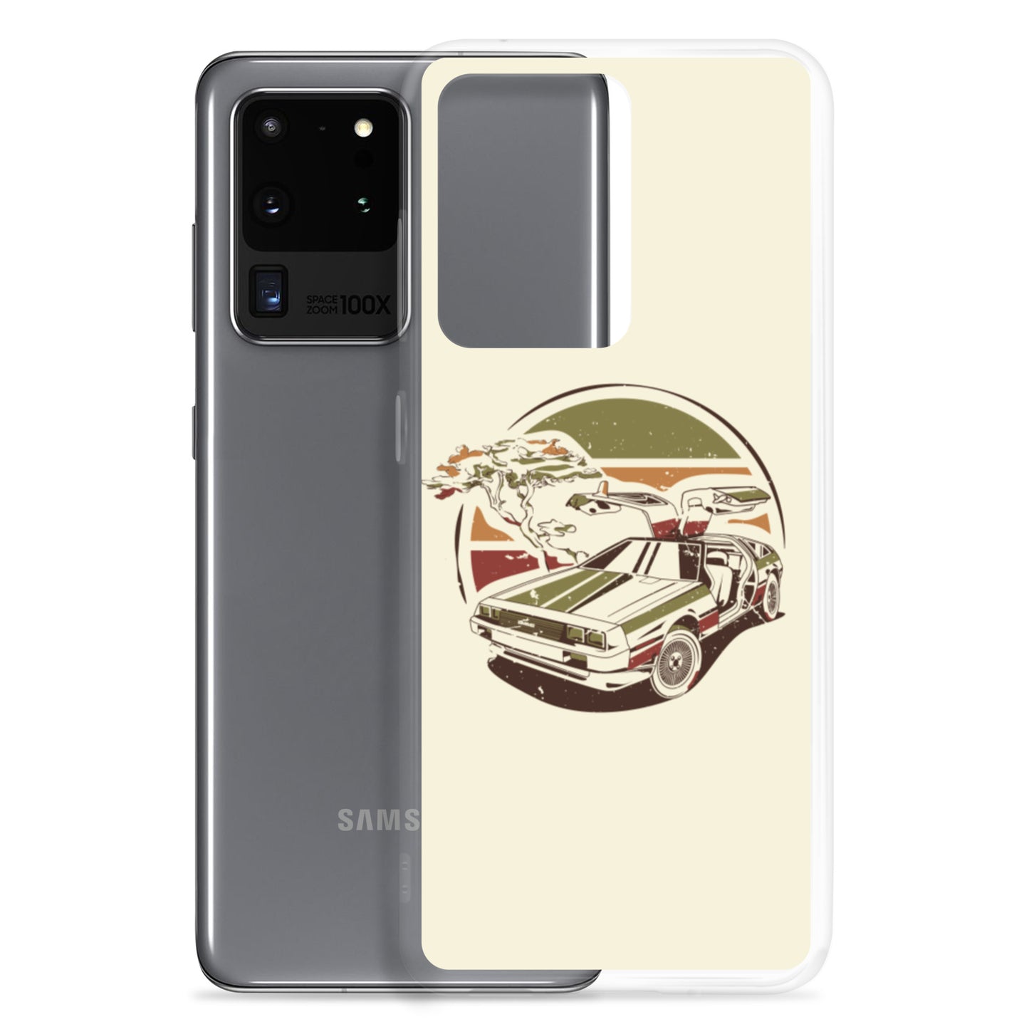 Stylized DeLorean Samsung Phone Case