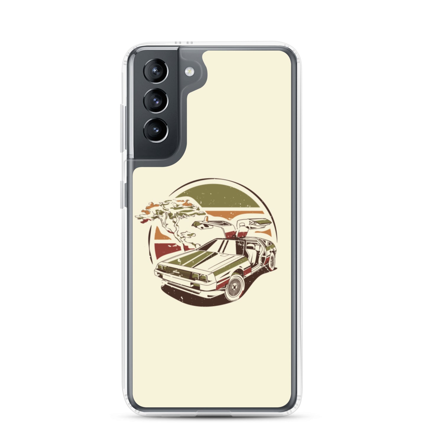 Stylized DeLorean Samsung Phone Case