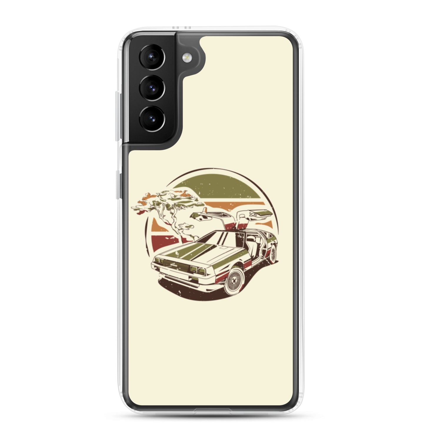 Stylized DeLorean Samsung Phone Case