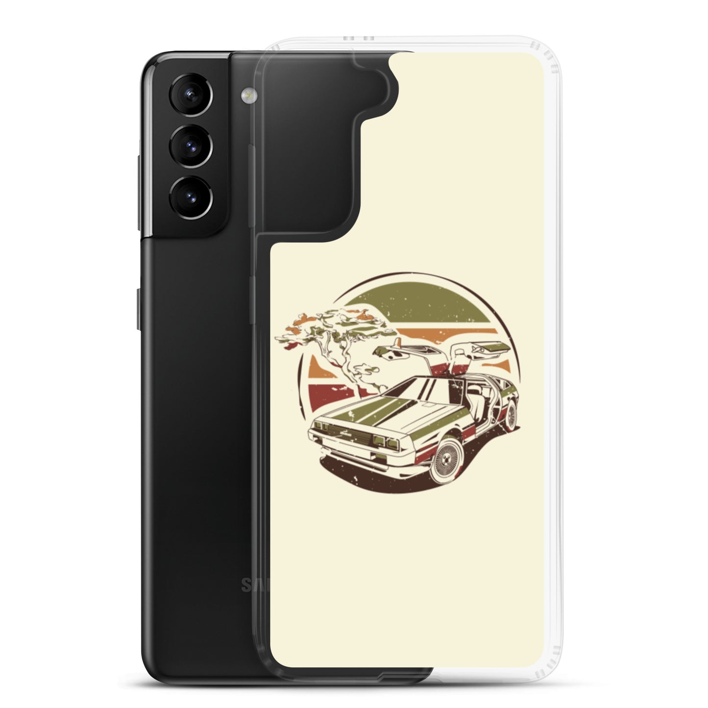 Stylized DeLorean Samsung Phone Case