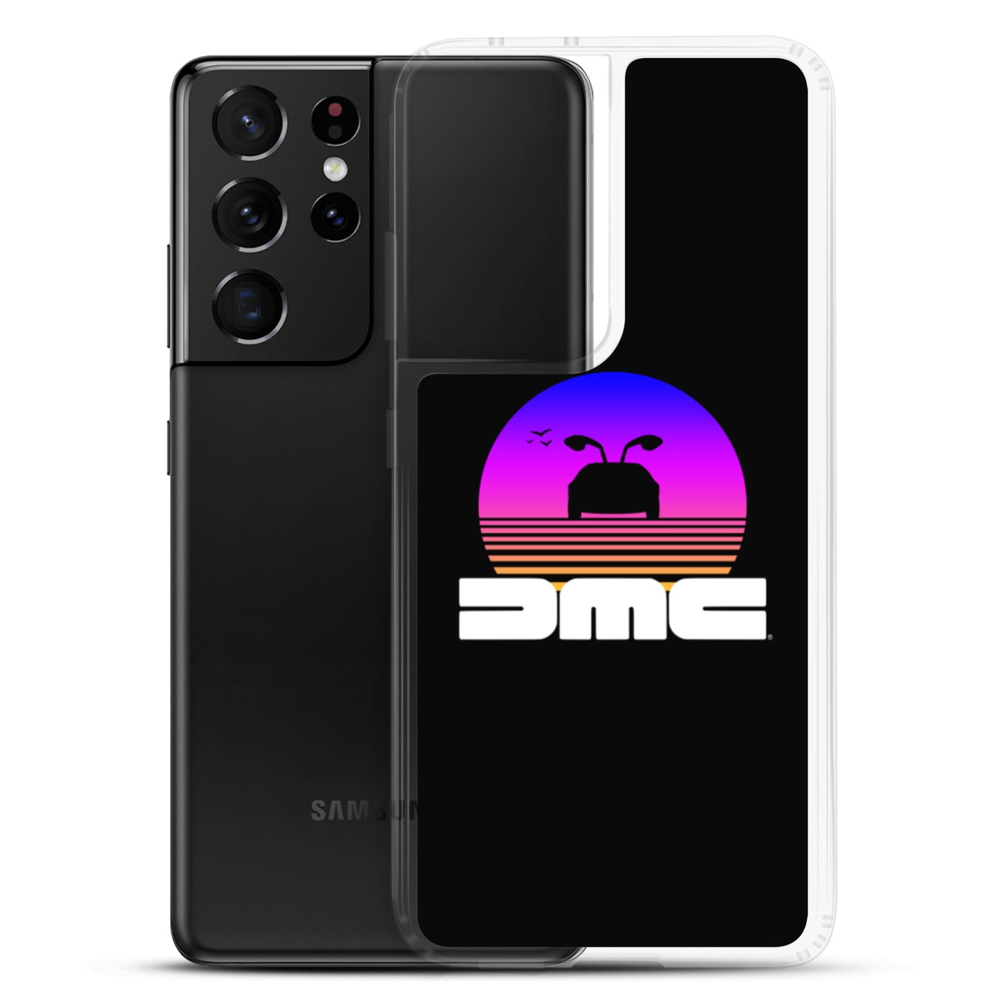 DeLorean Sunset Samsung Phone Case