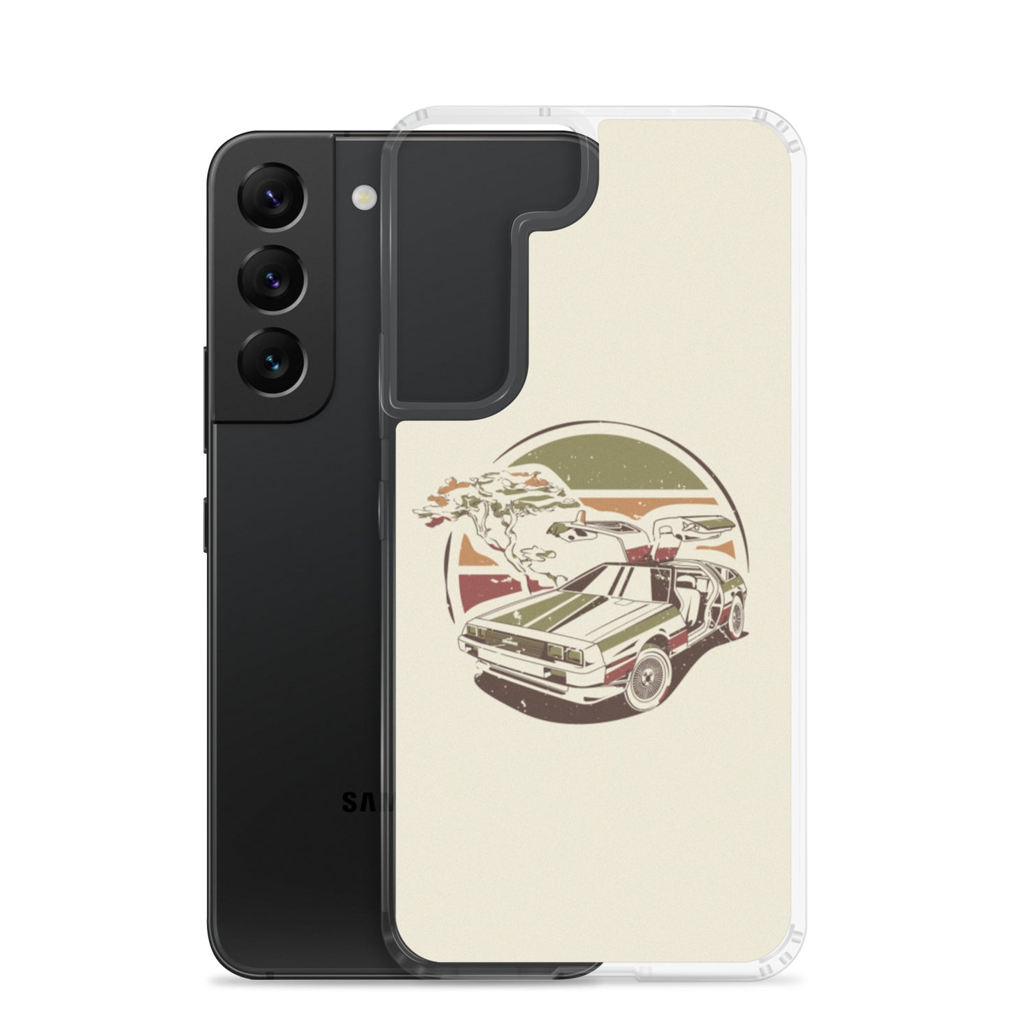 Stylized DeLorean Samsung Phone Case