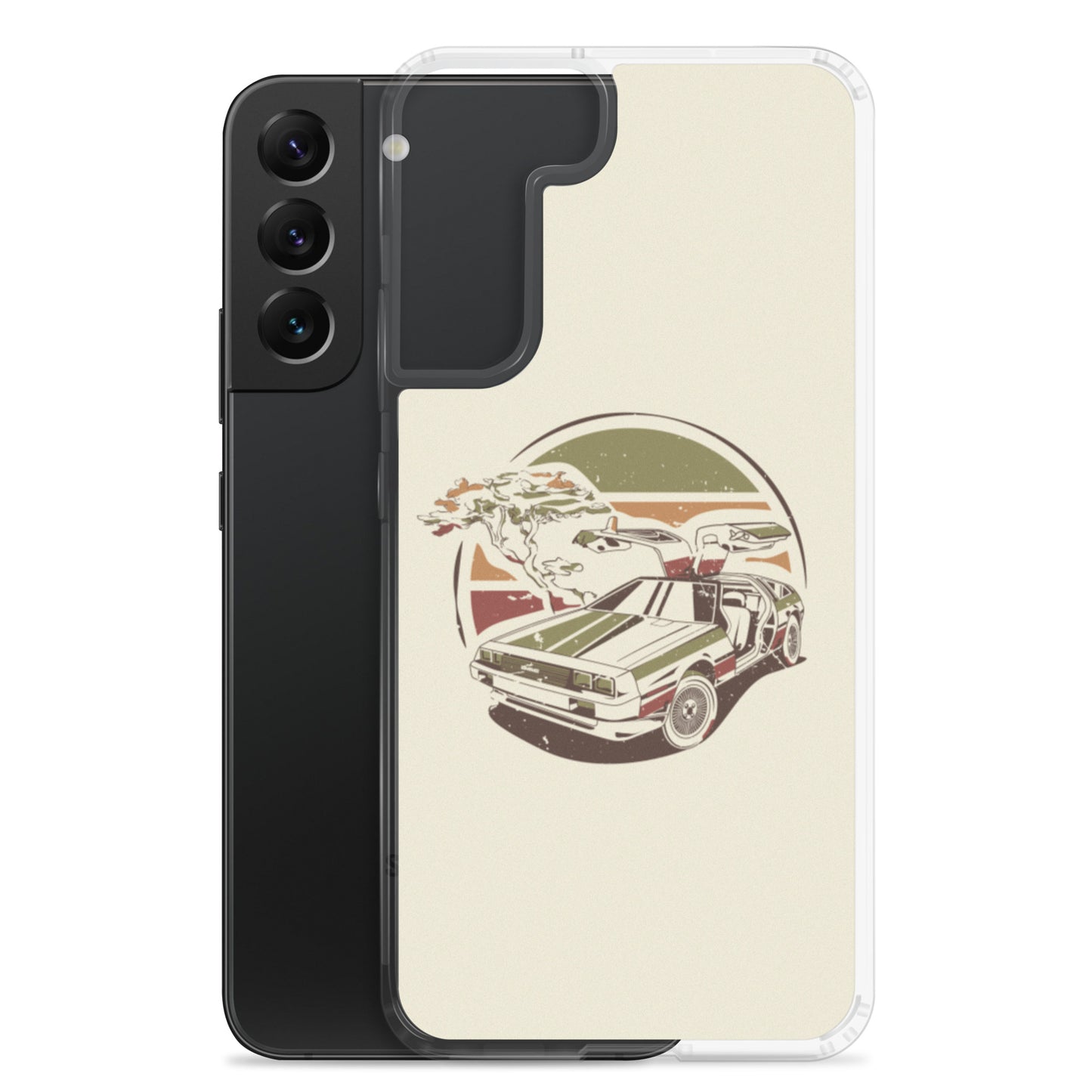 Stylized DeLorean Samsung Phone Case