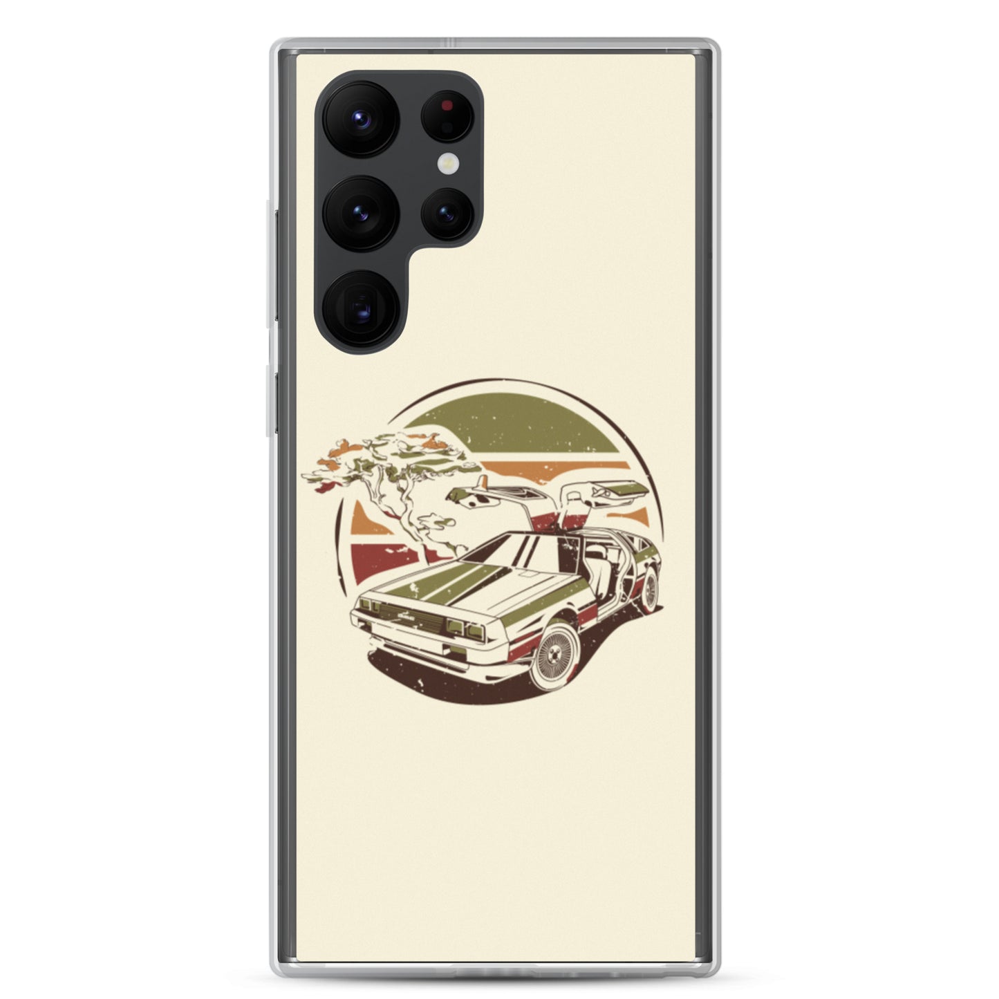 Stylized DeLorean Samsung Phone Case