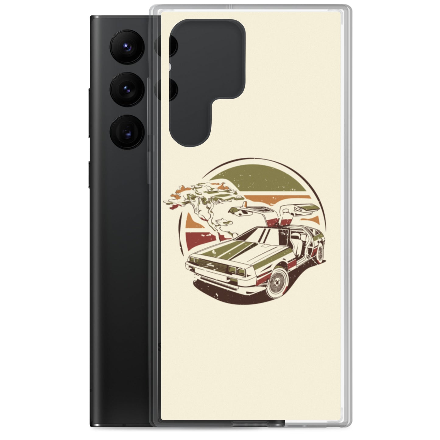 Stylized DeLorean Samsung Phone Case