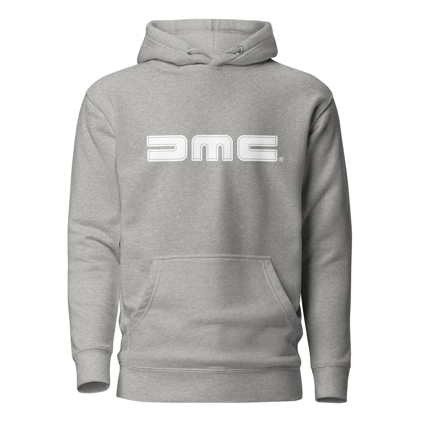 White DMC Logo Unisex Hoodie